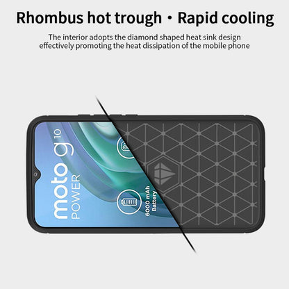 MOFI Carbon Fiber Brushed TPU Cover for Motorola Moto G30/G20 / Moto G10