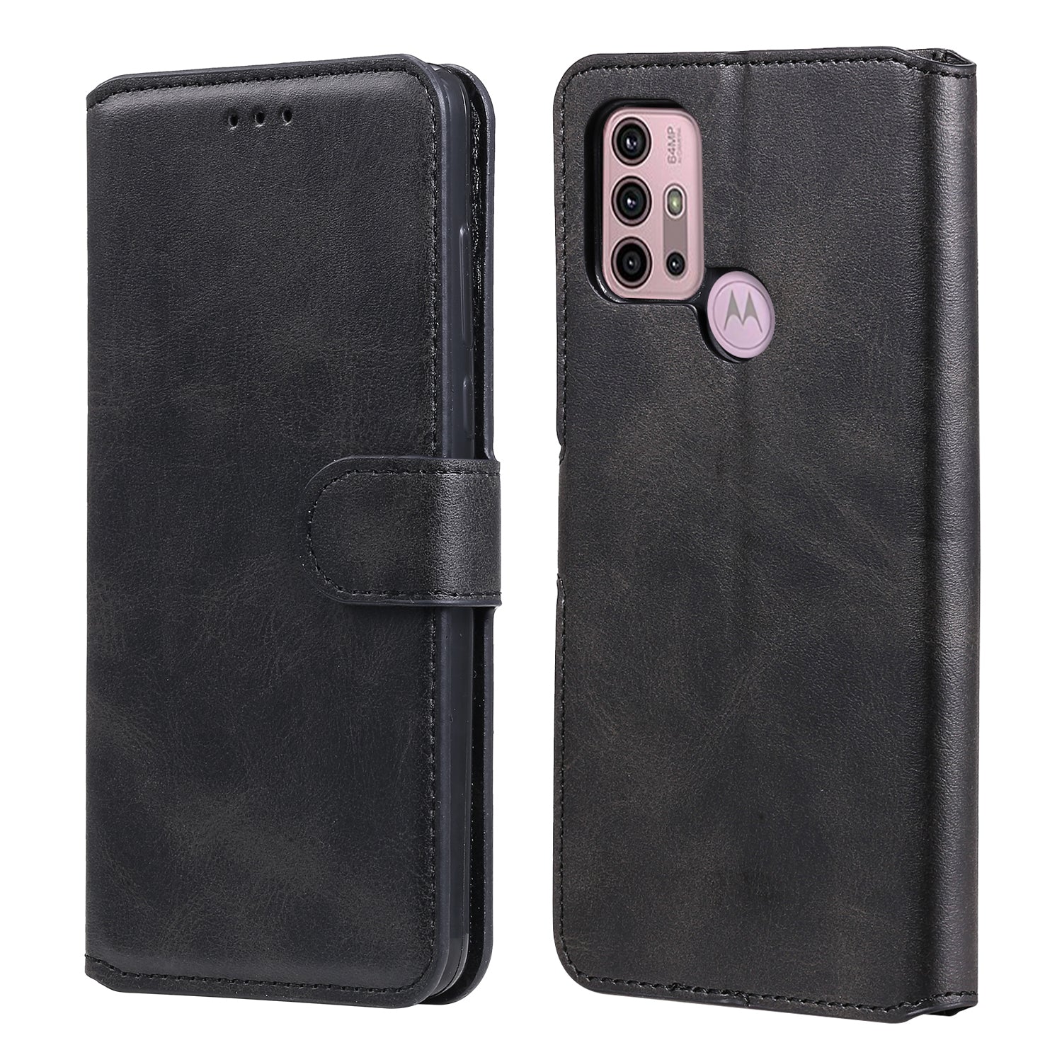 Wallet Stand Flip Leather Phone Case for Motorola Moto G30/G20 / G10