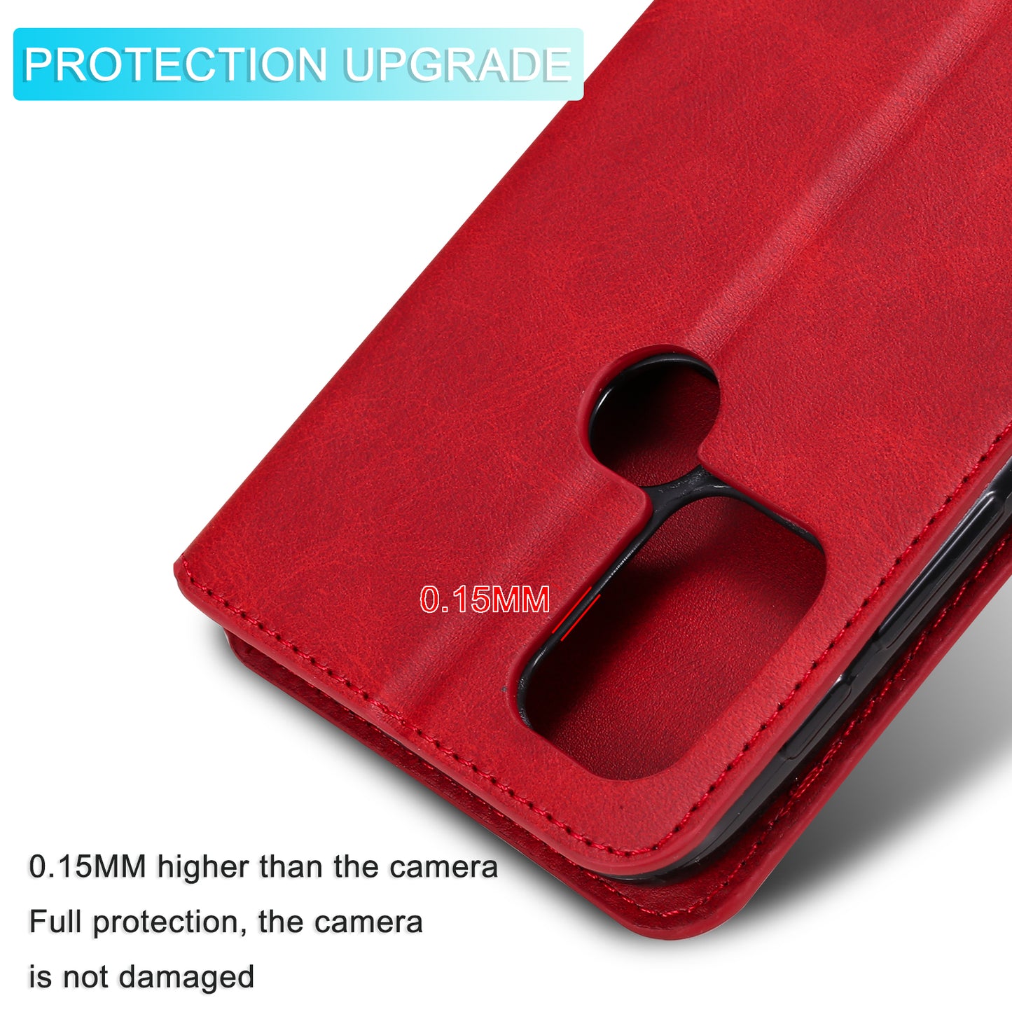 Wallet Stand Flip Leather Phone Case for Motorola Moto G30/G20 / G10