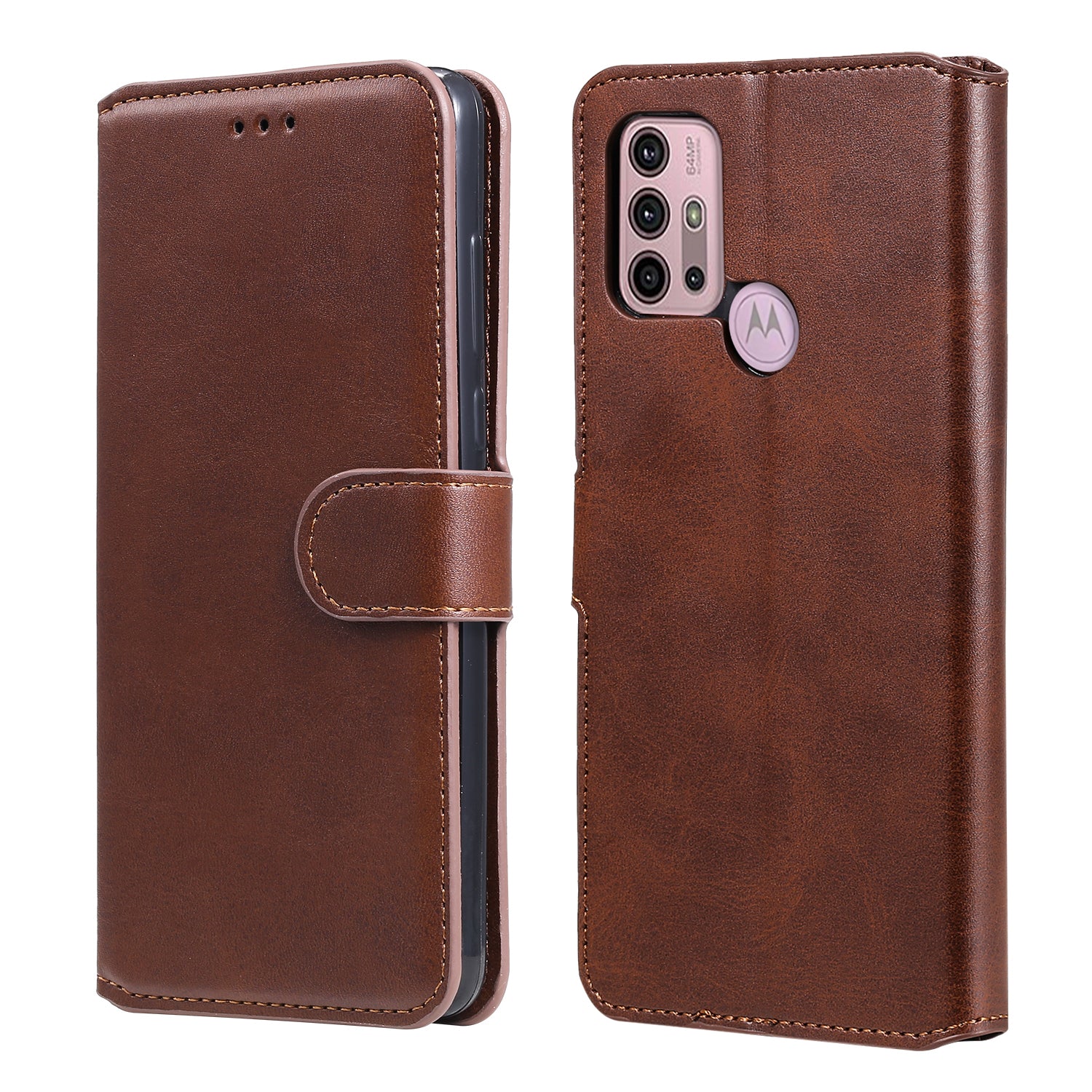 Wallet Stand Flip Leather Phone Case for Motorola Moto G30/G20 / G10