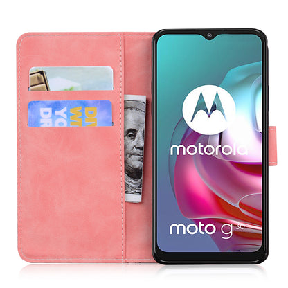 Wallet Stand Full Protection Flip Leather Phone Case for Motorola Moto G30/G20 / Motorola Moto G10