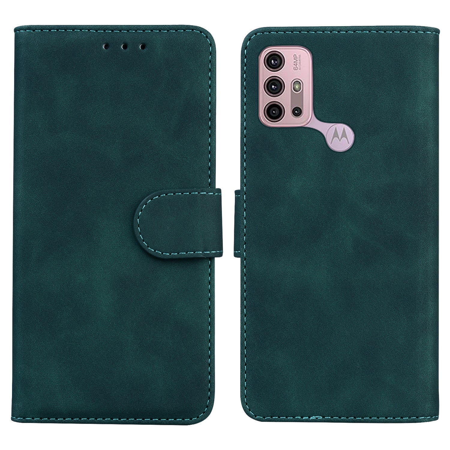 Wallet Stand Full Protection Flip Leather Phone Case for Motorola Moto G30/G20 / Motorola Moto G10