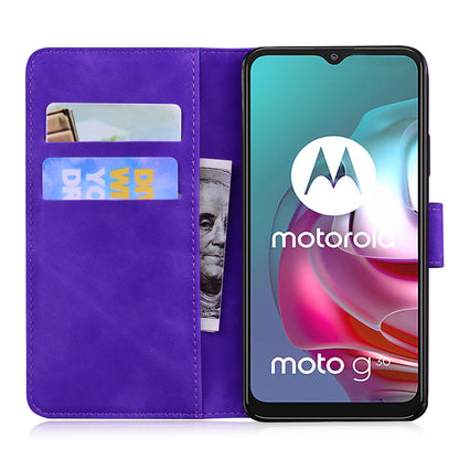 Wallet Stand Full Protection Flip Leather Phone Case for Motorola Moto G30/G20 / Motorola Moto G10