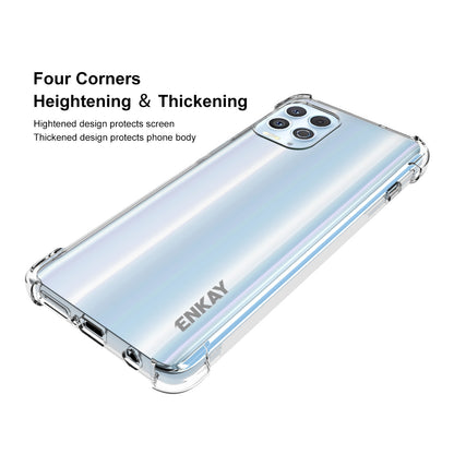 ENKAY HAT PRINCE ENK-PC117 4 Corners Cushioned Anti-slip Flexible Transparent TPU Cover Case for Motorola Edge S/Moto G100