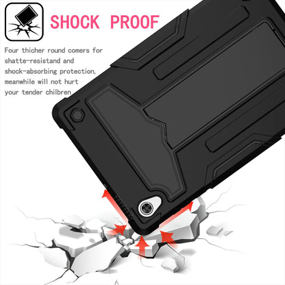 Foldable T-shaped Kickstand PC Silicone Shock-Proof Protector Cover for Lenovo Tab M10 HD Gen 2