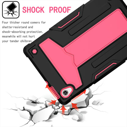 Foldable T-shaped Kickstand PC Silicone Shock-Proof Protector Cover for Lenovo Tab M10 HD Gen 2