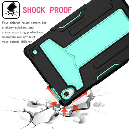 Foldable T-shaped Kickstand PC Silicone Shock-Proof Protector Cover for Lenovo Tab M10 HD Gen 2