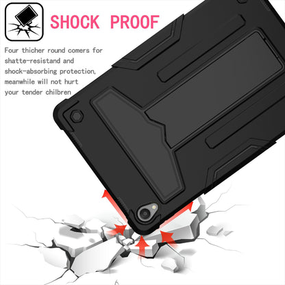 Foldable T-shaped Kickstand Shock-Proof PC Silicone Protector Cover for Lenovo Tab P11 / P11 5G 11 inch TB-J606F / J606X