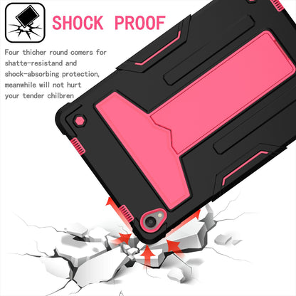 Foldable T-shaped Kickstand Shock-Proof PC Silicone Protector Cover for Lenovo Tab P11 / P11 5G 11 inch TB-J606F / J606X