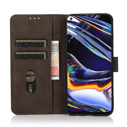 KHAZNEH Textured Leather Well-Protected Phone Cover Case with Wallet Stand Design for Motorola Moto G10/G30/G20