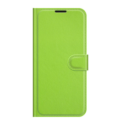 Litchi Texture Folio Flip Wallet Leather Phone Case with Stand for Motorola Moto G10/G30/G20