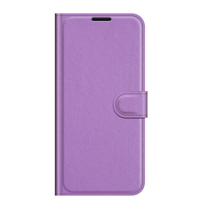 Litchi Texture Folio Flip Wallet Leather Phone Case with Stand for Motorola Moto G10/G30/G20