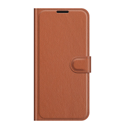 Litchi Texture Folio Flip Wallet Leather Phone Case with Stand for Motorola Moto G10/G30/G20