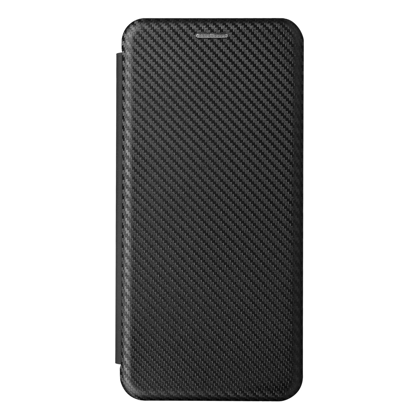 Auto-absorbed Carbon Fiber Texture Shock-proof Leather Case with Card Holder and Ring Strap for Motorola Moto G50