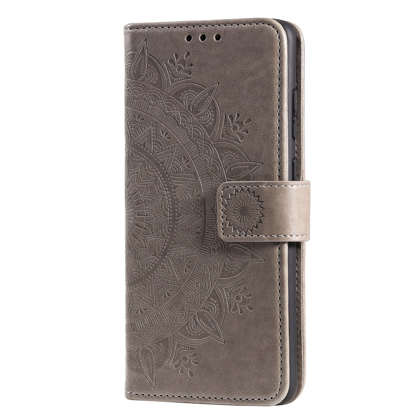 Imprinted Mandala Flower Wallet Leather Case for Motorola Moto G30/G20/G10