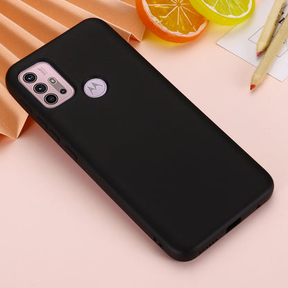 Liquid Silicone Soft Cover Case with Handy Strap for Motorola Moto G30/G20 / G10