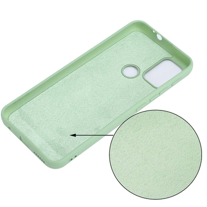 Liquid Silicone Soft Cover Case with Handy Strap for Motorola Moto G30/G20 / G10