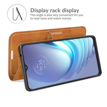 For Motorola Moto G50 Magnetic Clasp Leather Mobile Phone Case Wallet Stand Cover