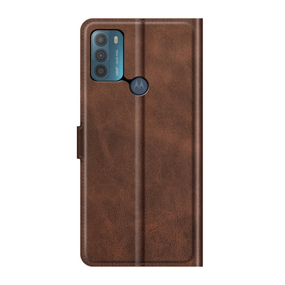 For Motorola Moto G50 Magnetic Clasp Leather Mobile Phone Case Wallet Stand Cover