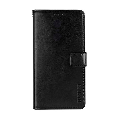 IDEWEI Folio Flip Crazy Horse Texture Leather Wallet Mobile Stand Cover Casing for Motorola Moto G50