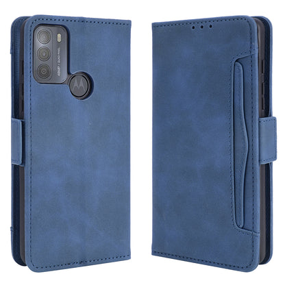 Wallet Design Multiple Card Slots Stand Leather Phone Case for Motorola Moto G50