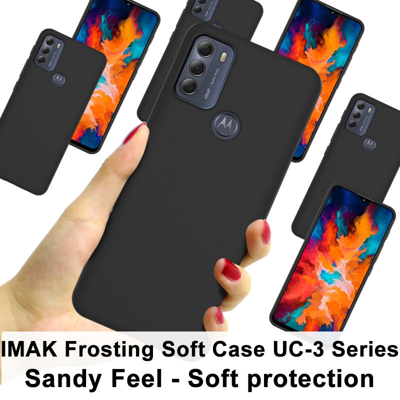 IMAK UC-3 Series Matte Frosting Soft TPU Shell Cell Phone Case Cover for Motorola Moto G50