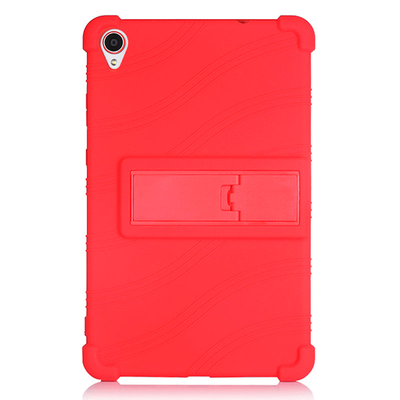 Slide-Out Kickstand Design Soft Silicone Tablet Cover Case for Lenovo Tab M8 8705/8505