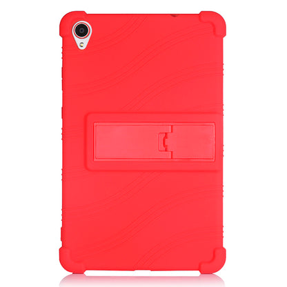 Slide-Out Kickstand Design Soft Silicone Tablet Cover Case for Lenovo Tab M8 8705/8505