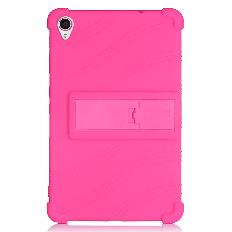 Slide-Out Kickstand Design Soft Silicone Tablet Cover Case for Lenovo Tab M8 8705/8505