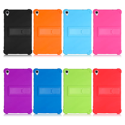 Slide-Out Kickstand Design Soft Silicone Tablet Cover Case for Lenovo Tab M8 8705/8505