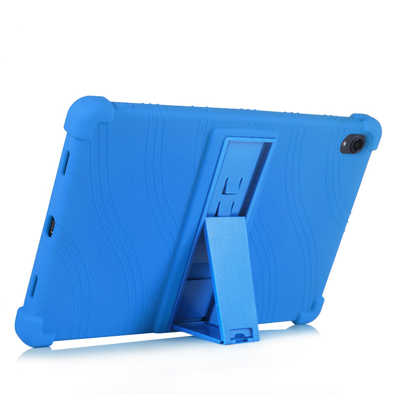 Slide-Out Kickstand Design Multi-Color Silicone Tablet Cover Case for Lenovo Tab P11 / P11 5G 11 inch TB-J606F / J606X