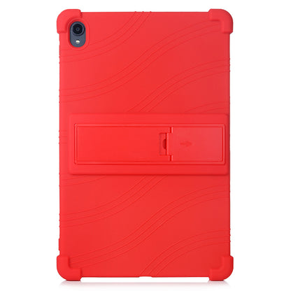 Slide-Out Kickstand Design Multi-Color Silicone Tablet Cover Case for Lenovo Tab P11 / P11 5G 11 inch TB-J606F / J606X