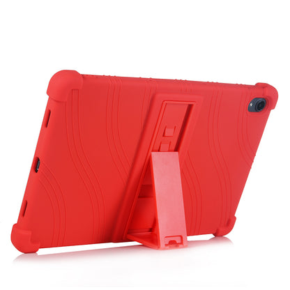 Slide-Out Kickstand Design Multi-Color Silicone Tablet Cover Case for Lenovo Tab P11 / P11 5G 11 inch TB-J606F / J606X