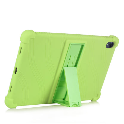 Slide-Out Kickstand Design Multi-Color Silicone Tablet Cover Case for Lenovo Tab P11 / P11 5G 11 inch TB-J606F / J606X