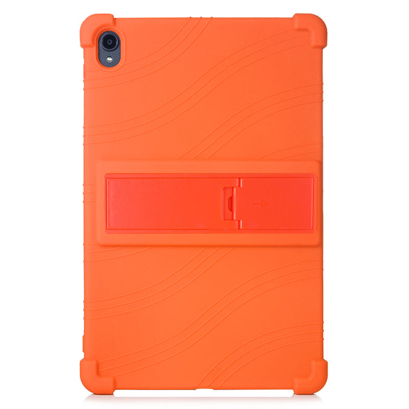 Slide-Out Kickstand Design Multi-Color Silicone Tablet Cover Case for Lenovo Tab P11 / P11 5G 11 inch TB-J606F / J606X