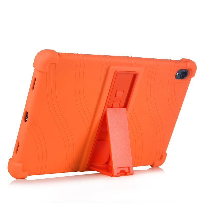 Slide-Out Kickstand Design Multi-Color Silicone Tablet Cover Case for Lenovo Tab P11 / P11 5G 11 inch TB-J606F / J606X