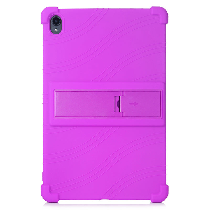 Slide-Out Kickstand Design Multi-Color Silicone Tablet Cover Case for Lenovo Tab P11 / P11 5G 11 inch TB-J606F / J606X