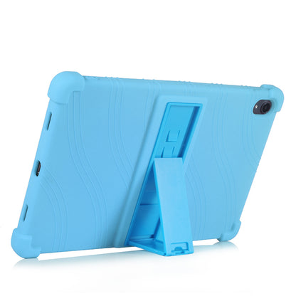 Slide-Out Kickstand Design Multi-Color Silicone Tablet Cover Case for Lenovo Tab P11 / P11 5G 11 inch TB-J606F / J606X