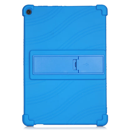 Silicone Tablet Cover Case with Slide-Out Kickstand Design for Lenovo M10 FHD REL X605FC