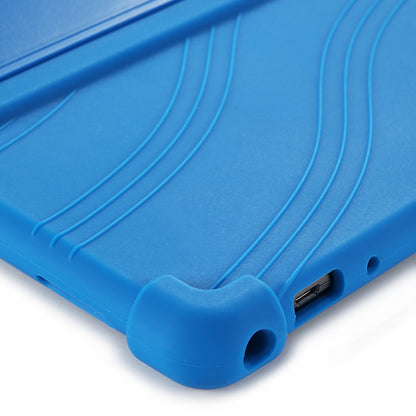 Silicone Tablet Cover Case with Slide-Out Kickstand Design for Lenovo M10 FHD REL X605FC