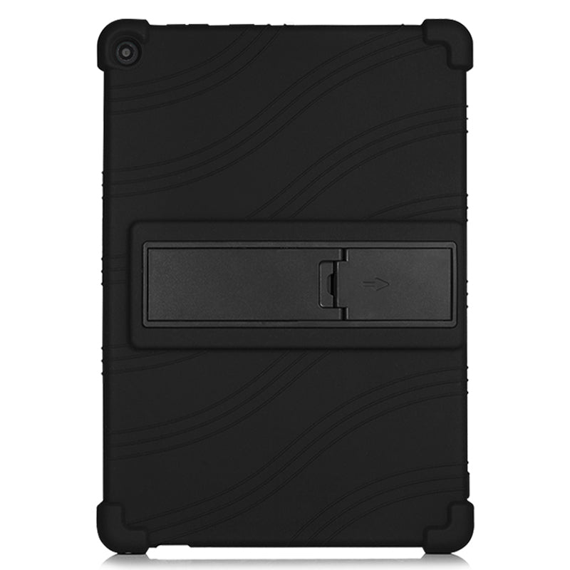 Silicone Tablet Cover Case with Slide-Out Kickstand Design for Lenovo M10 FHD REL X605FC