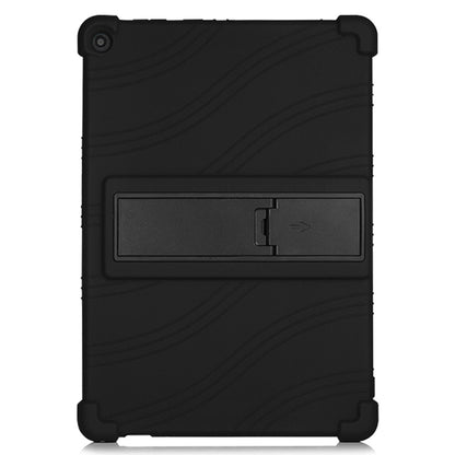 Silicone Tablet Cover Case with Slide-Out Kickstand Design for Lenovo M10 FHD REL X605FC