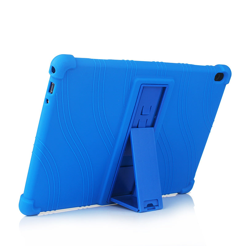 Slide-Out Kickstand Design Silicone Tablet Cover Case for Lenovo Tab M10 TB-X605F