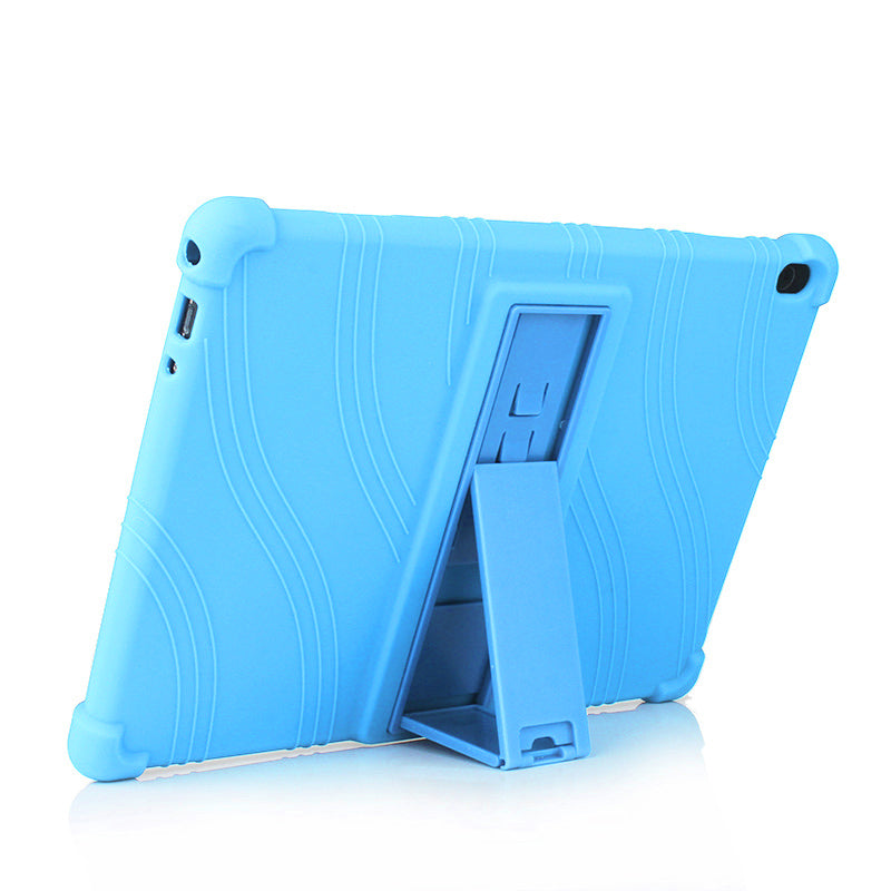 Slide-Out Kickstand Design Silicone Tablet Cover Case for Lenovo Tab M10 TB-X605F