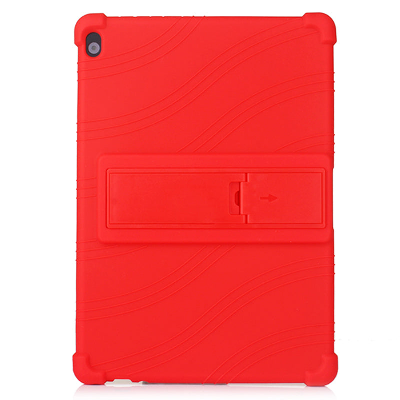 Slide-Out Kickstand Design Silicone Tablet Cover Case for Lenovo Tab M10 TB-X605F