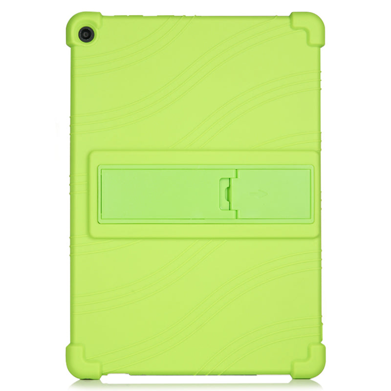 Slide-Out Kickstand Design Silicone Tablet Cover Case for Lenovo Tab M10 Plus X606