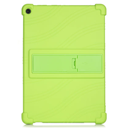 Slide-Out Kickstand Design Silicone Tablet Cover Case for Lenovo Tab M10 Plus X606