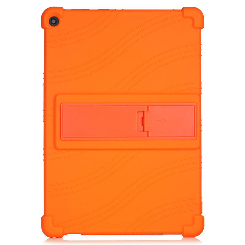 Slide-Out Kickstand Design Silicone Tablet Cover Case for Lenovo Tab M10 Plus X606