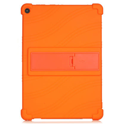 Slide-Out Kickstand Design Silicone Tablet Cover Case for Lenovo Tab M10 Plus X606