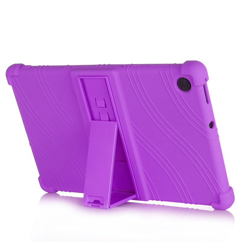 Soft Silicone Tablet Cover Case with Slide-Out Kickstand Design for Lenovo Tab M10 HD Gen 2 TB-X306